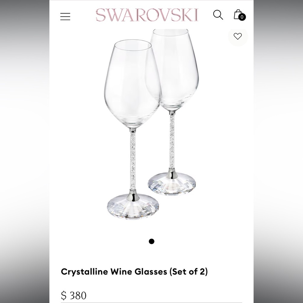 Swarovski Crystalline Wine Glasses